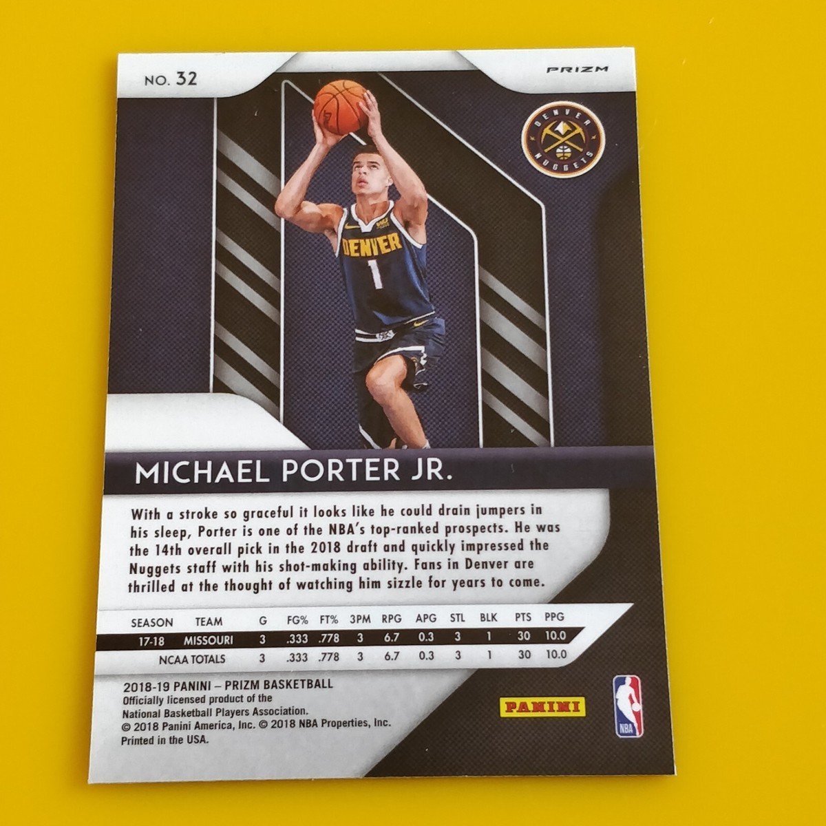 その他 Michael Porter Jr. RC Silver Prizm Michael Porter Jr. [Silver Prizm] #32 Prices [Rookie] | 2018