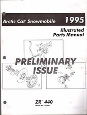1995 ARCTIC CAT SNOWMOBILE ZR 440 PARTS MANUAL 916