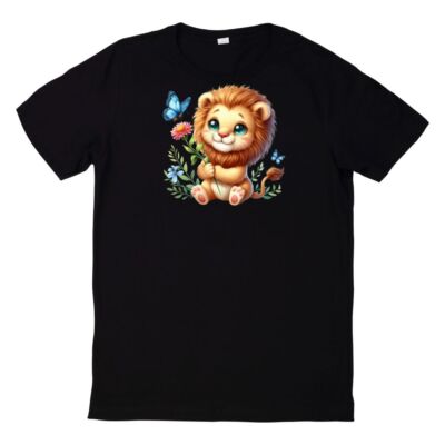 Cute Animal With Wildflowers T Shirt