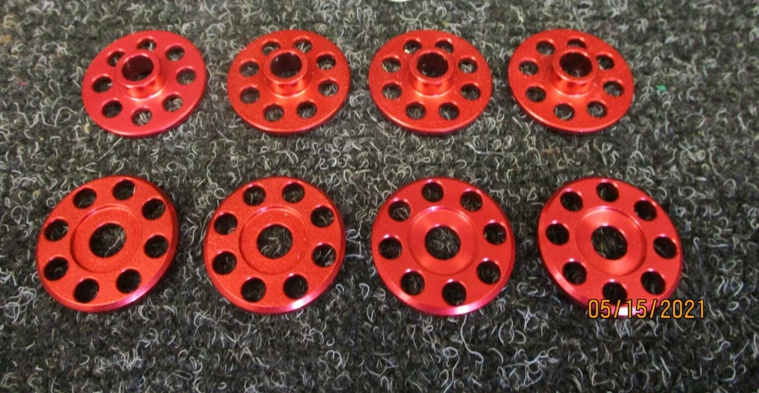 Honda CR250 1997 DOCWOB red alloy front fender top hat washer fitting kit