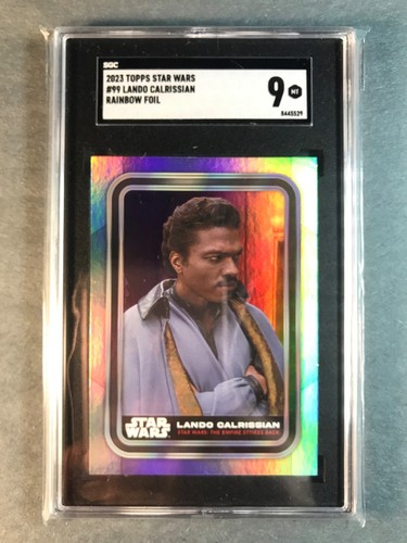 2023 Topps Star Wars Rainbow Foil #99 Lando Calrissian SGC 9