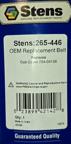 Stens 265-446 Fits Cub Cadet 754-04136 - Bild 3 von 3