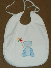 Boys WHIMSICAL WHIMS Teddy Bear BIB