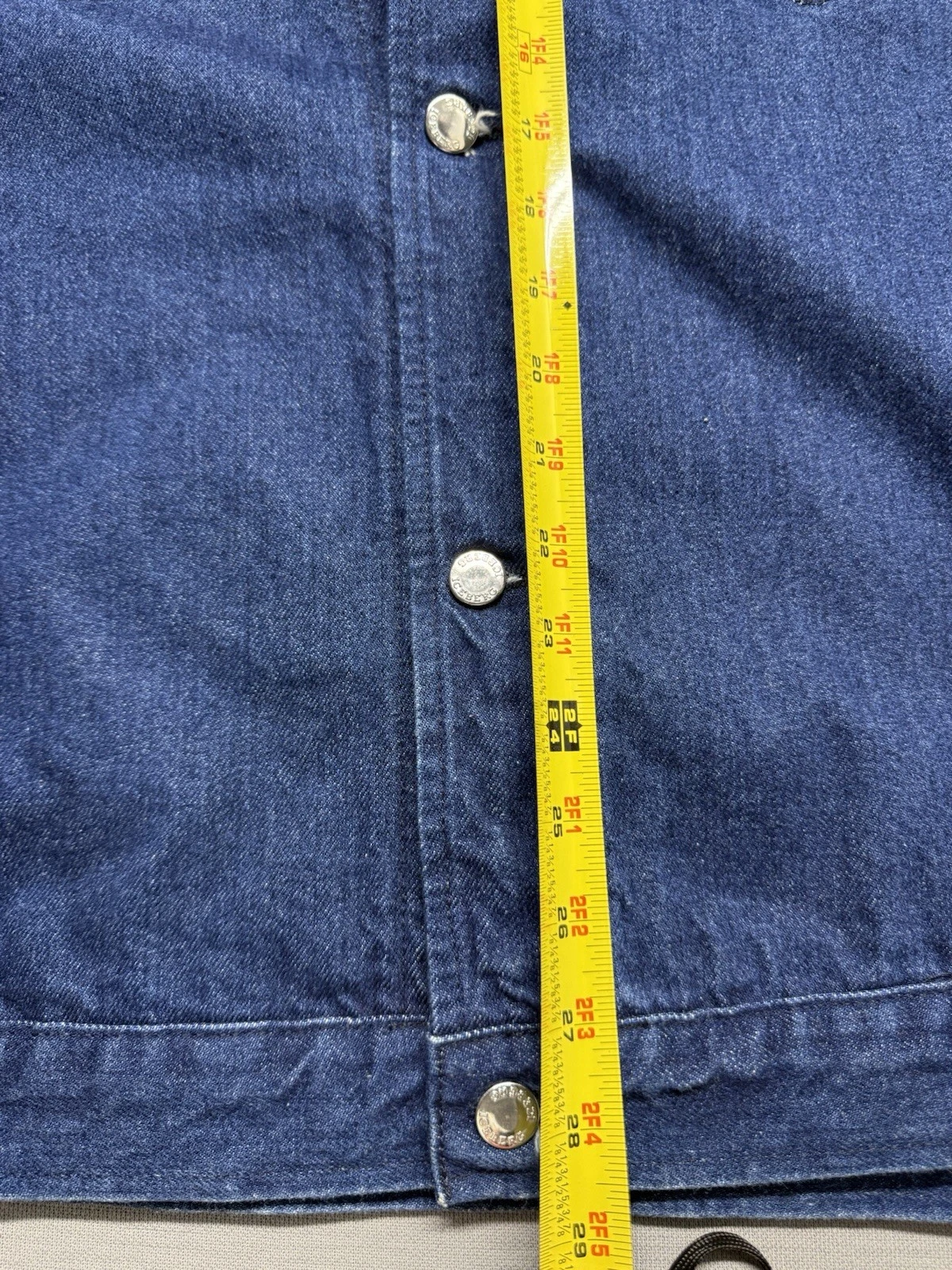 Vintage Iceberg History Men's 3XL Blue DENIM Disney Pluto Devilish Jacket - product detail image 6