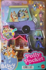Polly Pocket Micro Bluey Compact Playset Including 7 Accessories Bluey Bingo