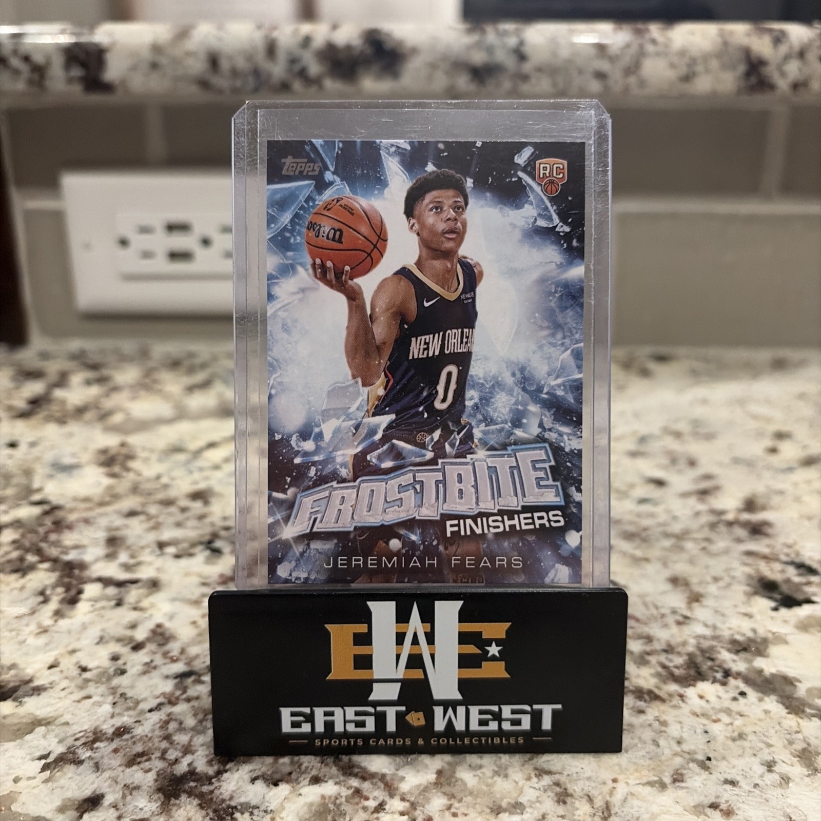 2025-26 Topps Holiday Jeremiah Fears Frostbite Finishers SSP Case Hit #FF-JF RC