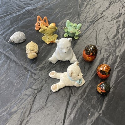 Owl Bear Frog Tortoise Hedgehog Ornament