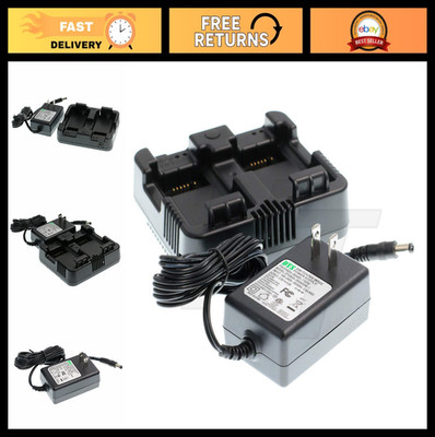Dual Battery Charger for Nikon Trimble Total Station NIVO M3 TSC2 Nomad DPL-322
