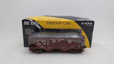 K-Line K6255-1331 O CB&Q 2-Bay DC Hopper Car EX/Box