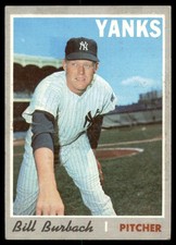 1970 Topps Bill Burbach New York Yankees #167 EX-EXMT