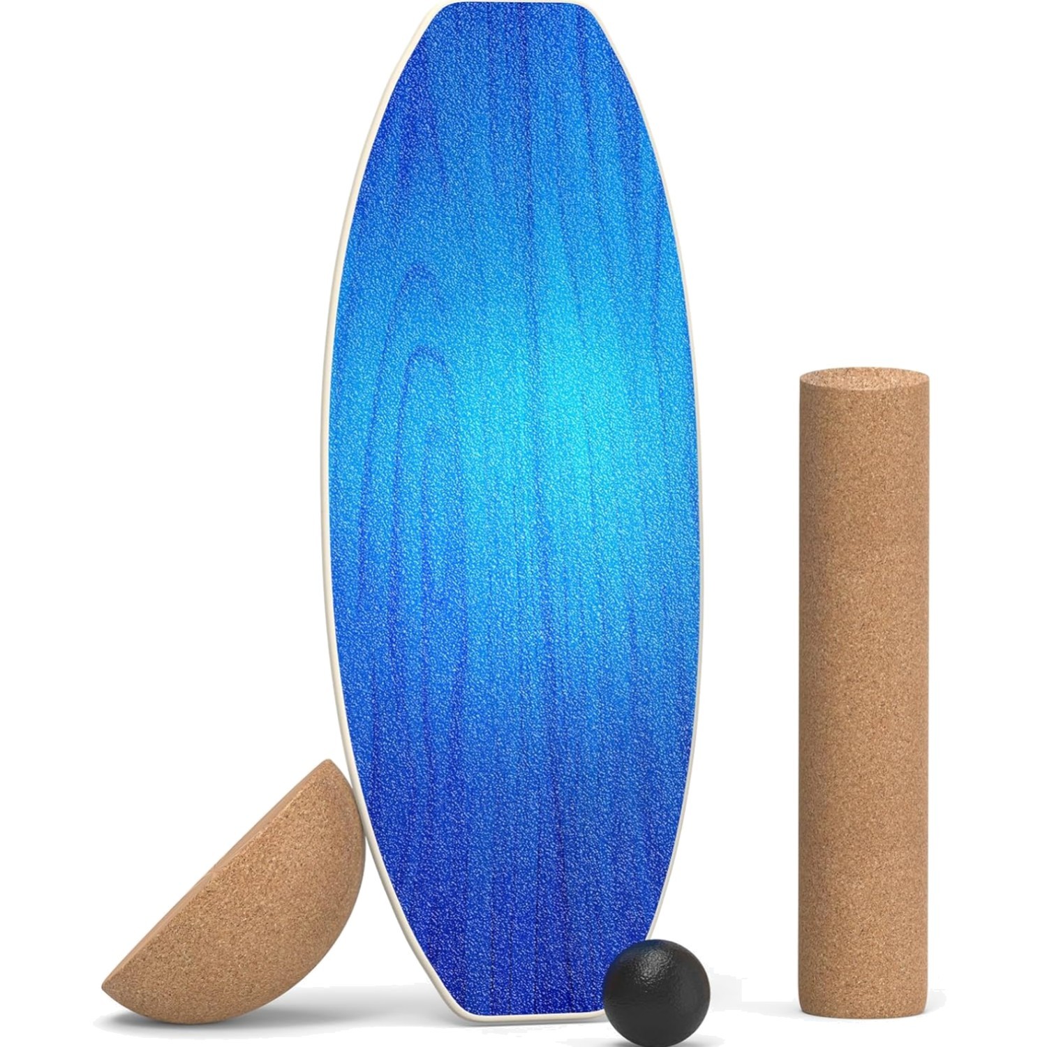 Balance Board Set, Holz, Erwachsenen, rutschfeste Oberfläche, 78x30cm, Yoga