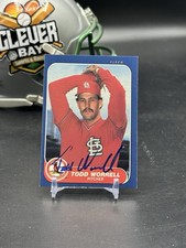 Todd Worrell Autographed Signed 1986 Fleer #49 Cardinals IP Auto No COA (JDD)
