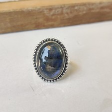 Labradorite Gemstone Ring 925 Sterling Silver Statement Unique Ring Gift BT1129