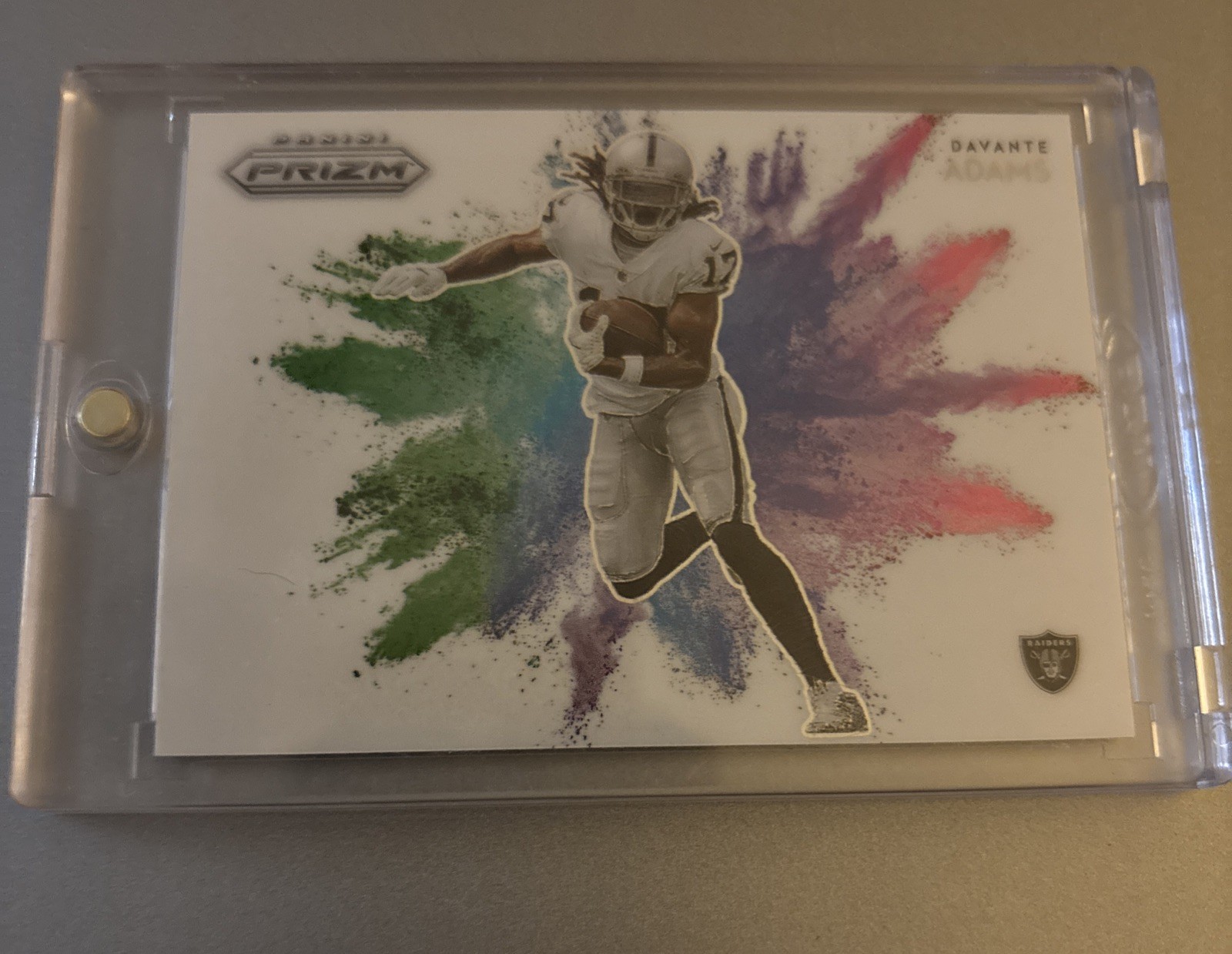 2022 Panini Prizm Davante Adams Color Blast SSP Case Hit