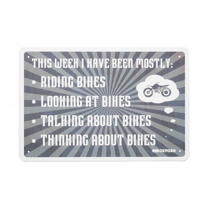 Oxford Accessories - Garage Metal Sign - This Week (OX385)