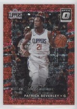 2017-18 Panini Donruss Optic Fast Break Red Prizm 32/85 Patrick Beverley #61 a3q