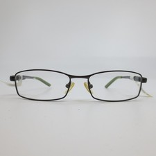 Runway Tween 26 Rectangular Eyeglasses Pewter Green Chevron 49-15-135 Frame