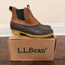 Size 9 Women's L.L. Bean Bean Boots 6.5" Chelsea - Allspice/Brown/Gum - NEW
