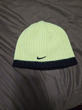Nike Youth Kids Black/Neon Yellow Winter Beanie One Size