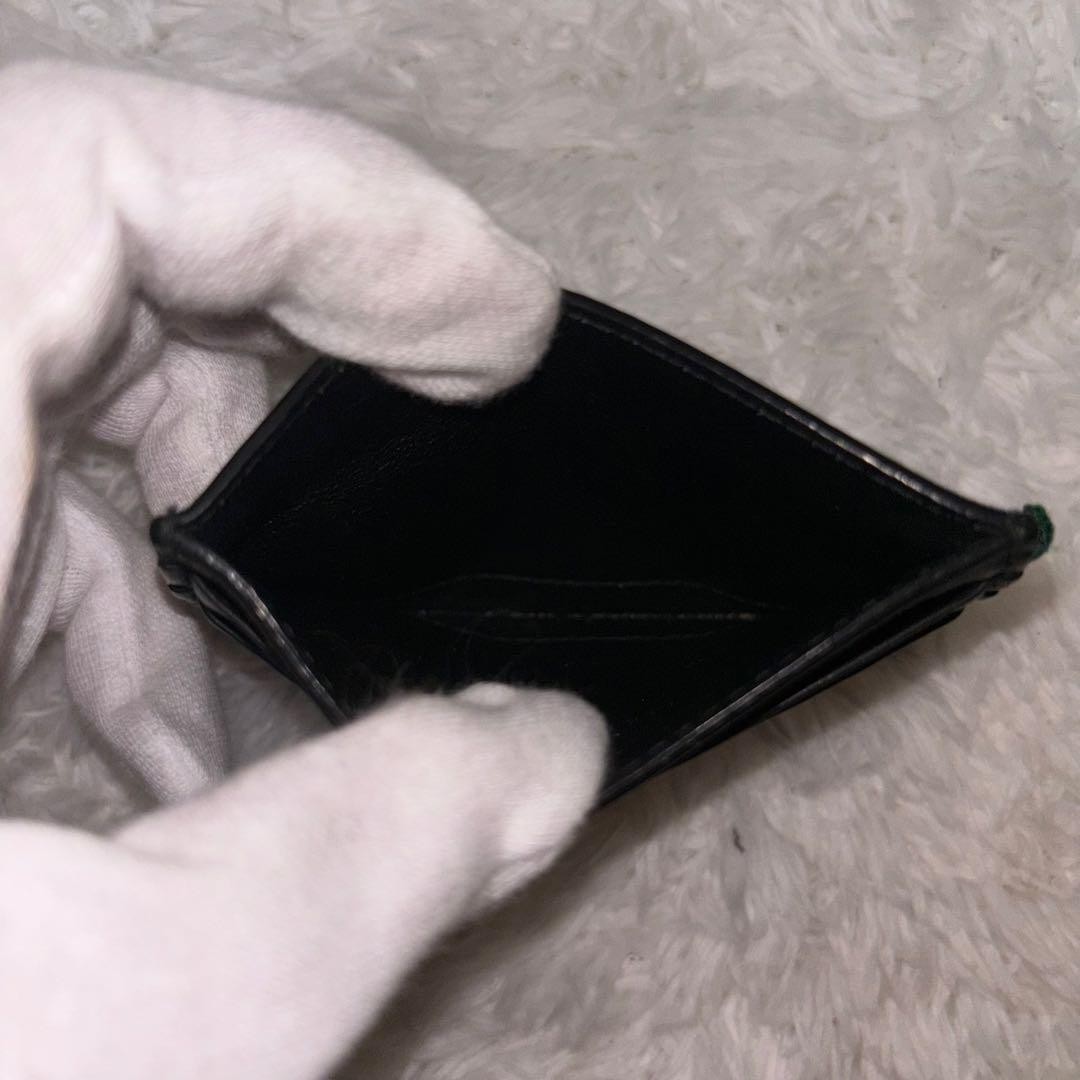 Gucci Black Leather Card Case GG Shima Leather Men’s Passholder Black thumbnail 6