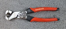 Goldblatt Tool End Cutting Multi Tool Pliers Nippers 9" Made In China Red Handle