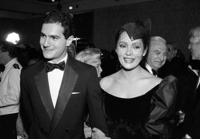Barbara Carrera with husband Nicholas Mausoleum Circa 1980's  Old Photo 2