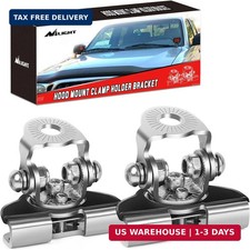 Nilight LED Light Bar Mounting Bracket 2PCS Universal Adjustable Pillar Hood Wor
