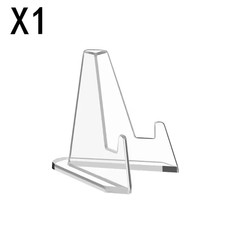 1-30PCS Clear Acrylic Coin Display Stand Holders Small Easel Rack Trading Card H