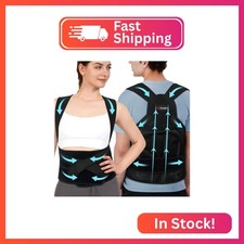 BraceBull Posture Corrector for Men and Women, Adjustable Upper Back Brace, Comf