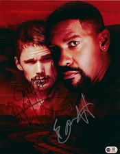DENZEL WASHINGTON & ETHAN HAWKE SIGNED TRAINING DAY 14x11 (ACG CERT AG16655)