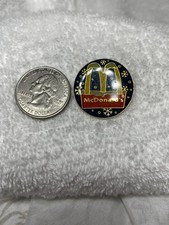 McDonald’s Crew Enamel Pin ‘Winter Golden Arches Snowflakes Snowing’