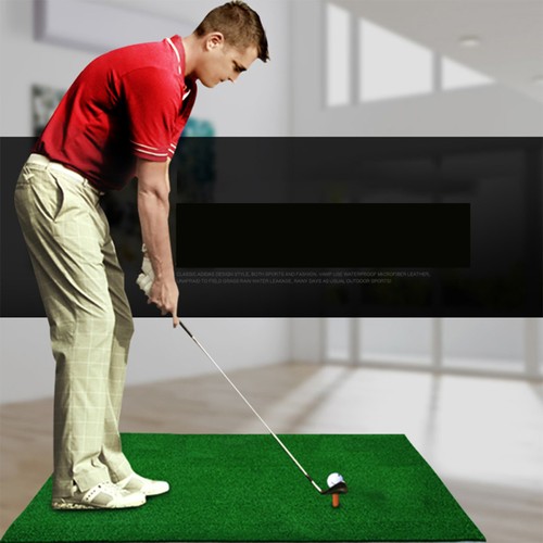 Tappetino Pratica Golf Tappetini Allenamento Multifunzione Colpire Indoor Putting Green - Foto 2 di 12