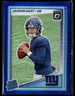 2025 Panini Donruss Optic Jaxson Dart #273 Blue Hyper Rated Rookie