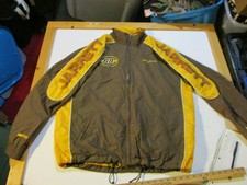 DALE JARRETT UPS #88 VINTAGE NASCAR CHASE AUTHENTICS BRAND ZIP JACKET LARGE