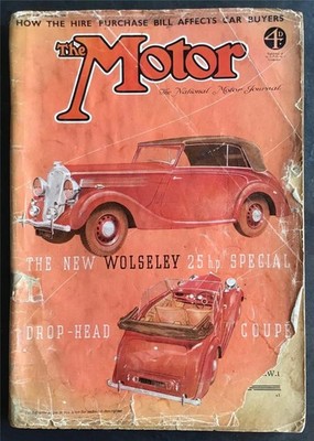 The MOTOR Magazine 29 Mar 1938 BSA Scout & Wolseley 25 Road Tests 57 Bugatti