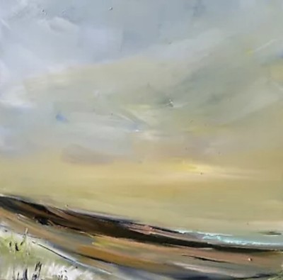 Stunning Original Oil Painting. Seaside Scene -  Spur Of The Moment  - Signed.