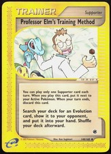 Professor Elm's Training Method 148/165 Uncommon Expedition Base Set Pokemon LP on eBay