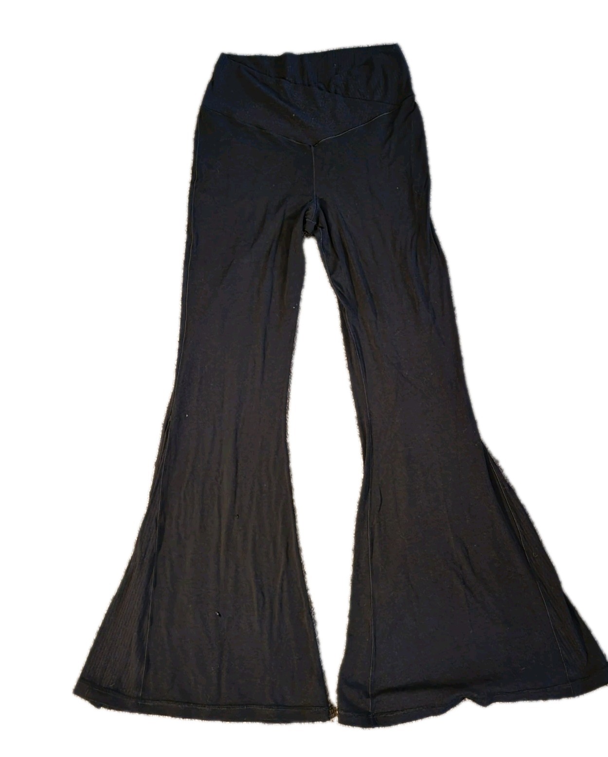 Aerie OFFLINE Crossover Flare Leggings in Black Size XL