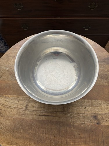 Vintage Extra Large Kirk Stieff Pewter Paul Revere Centerpiece Punch Bowl 13.5” - Picture 2 of 8