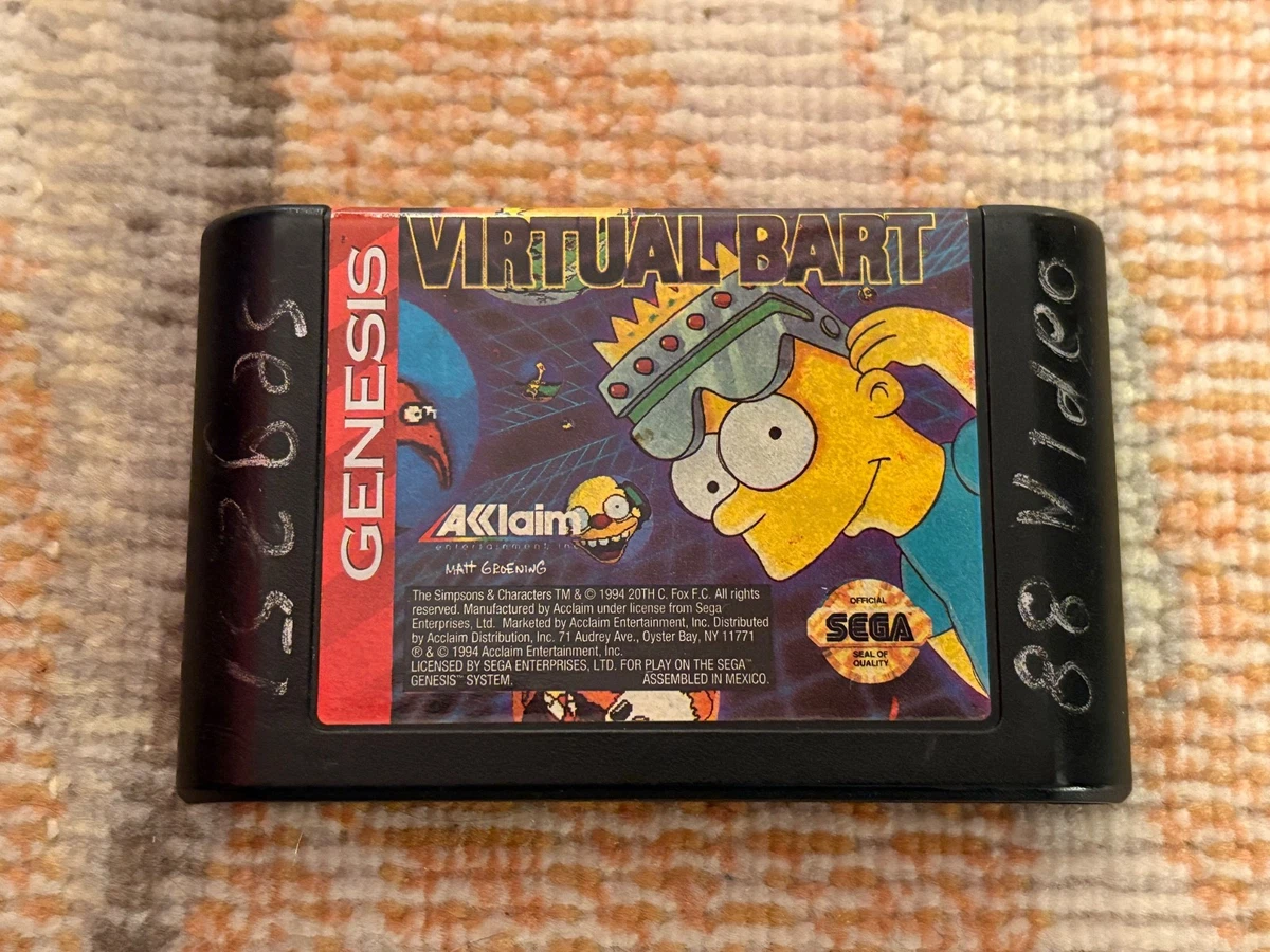 1994 Video Games Virtual Bart for sale | eBay