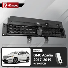 Front Lower Radiator Grille Air Shutter With MOTOR For 2017-2019 GMC Acadia