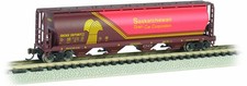 Bachmann Industries Inc. Canadian 4-Bay Cylindrical Grain Hopper Saskatchewan -