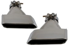 Endrohre Auspuff Blende für BMW 5 Limousine Touring F10 F11 F18 550i V8 LCI