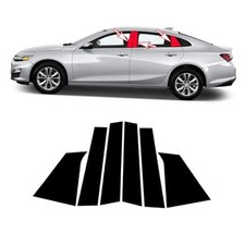 6pcs Black for Chevrolet Malibu XL 2016-2022 Car Window Center Pillar