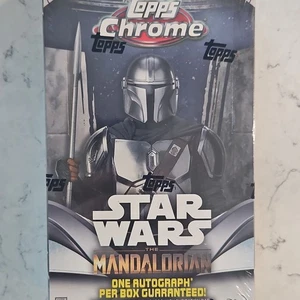 2022 Topps Chrome Star Wars The Mandalorian Beskar Edition Hobby Box Sealed