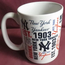NEW, NEW YORK YANKEES, MLB BASEBALL 15 oz. Coffee Mug Cup, from Logo Brands