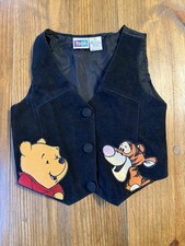 Vintage Winnie The Pooh Child s Vest Size 6X Suede Pooh And Tigger
