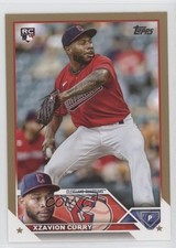 2023 Topps Series 2 Gold /2023 Xzavion Curry #513 0zg8