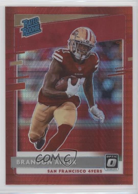 2020 Donruss Optic Rated Rookies Red Hyper Prizm Brandon Aiyuk Rookie RC 0vf5
