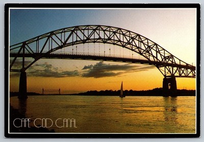 Brodges over the Canal. Cape Cod, Mass Continental Postcard